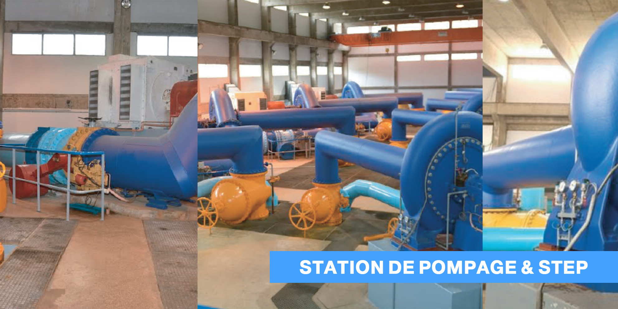 Station de pompage & step